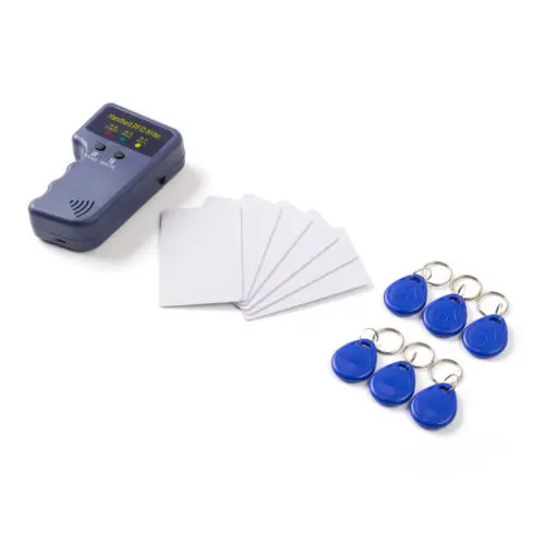 6card6keycopier RFID ID карта EM4305/T5577 ручной копировальный аппарат/считыватель/Писатель записываемые ключевые метки набор брелков дубликатор - Цвет: 6card6keycopier