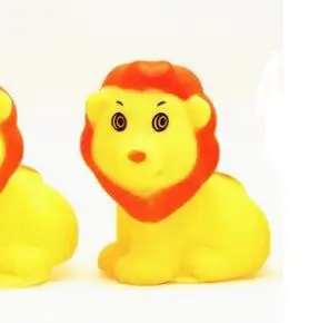 lion Милые смешанные животные красочные мягкие резиновые поплавок сжимают звук скрипучий популярные игрушки для купания для детей игрушки для детей WYQ - Цвет: lion