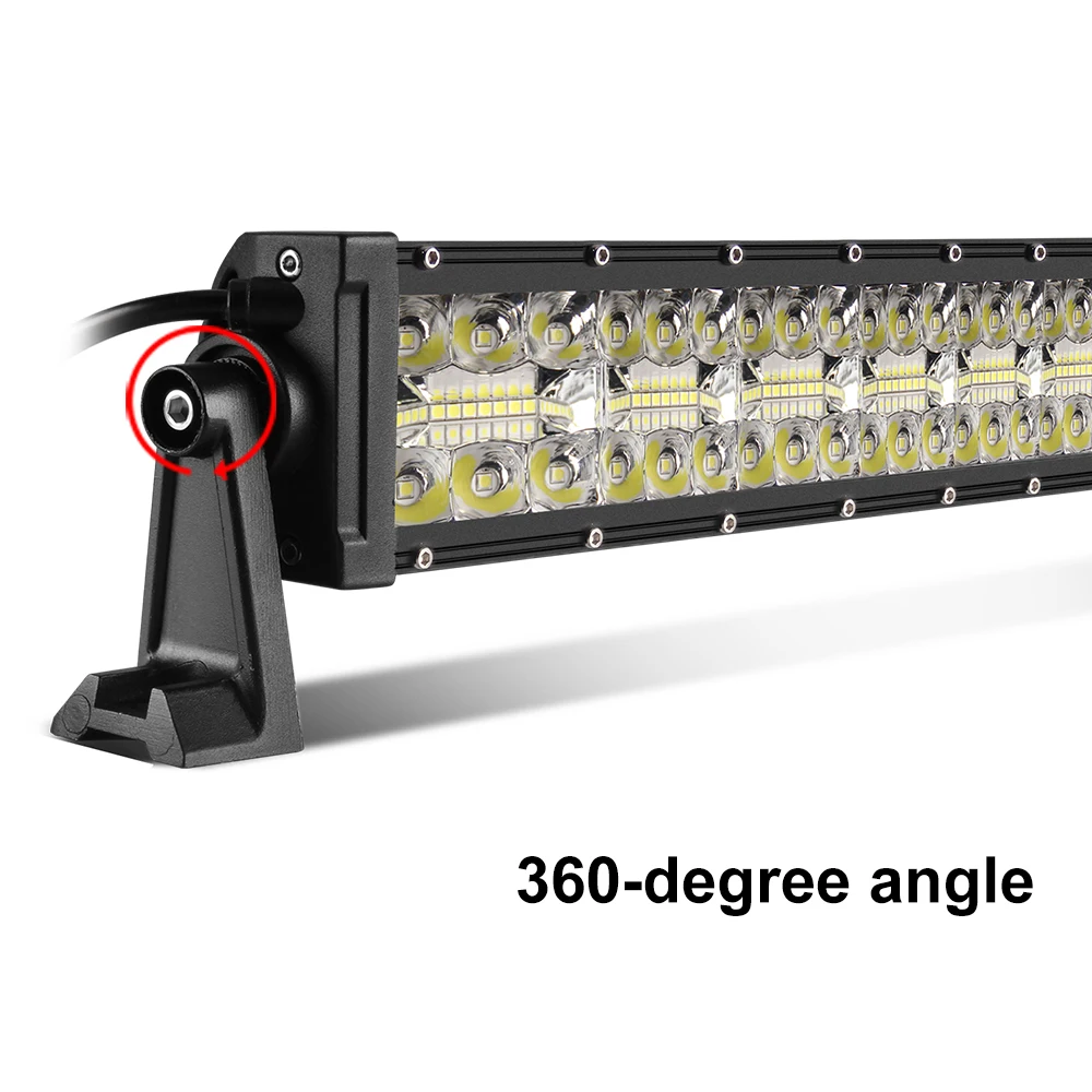 BraveWay 3 ряда светодиодный бар для внедорожного грузовика трактор 4x4 4WD Atv УАЗ лодка