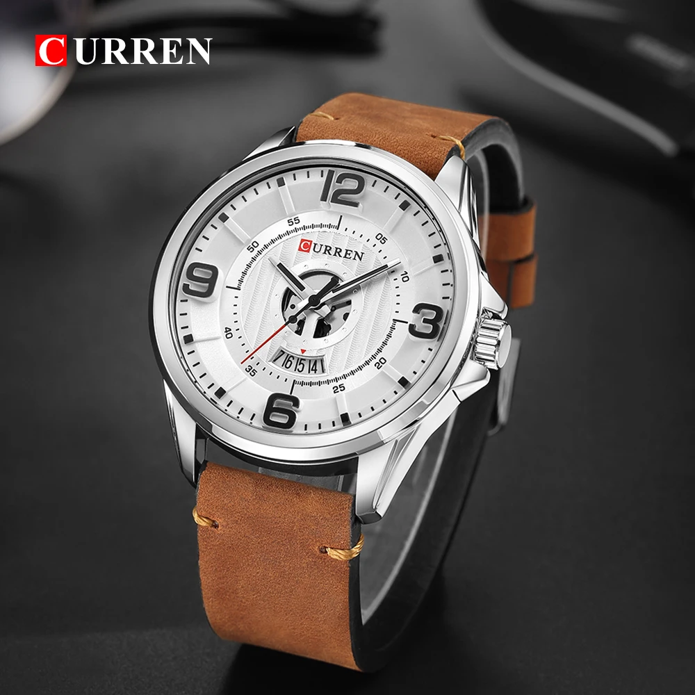CURREN Watches Men Luxury Brand Army Military Quartz Wrist Watch Casual Business Clock Relogio Masculino Horloges Mannens Saat | Наручные