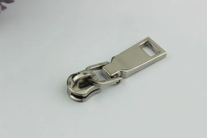 silver 20 шт. Модные 5# металлические ползунки для молнии для курток одежда молния голова тянет молния Ремонтный комплект DIY сумка Швейные аксессуары - Цвет: silver