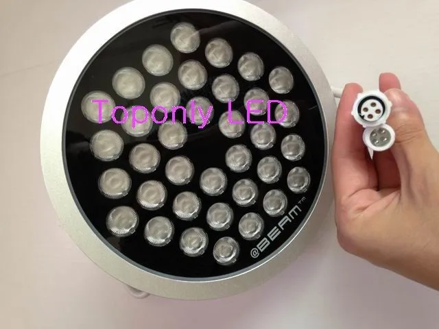 DC24v 36 Вт rgb светодиодные прожекторы IP67 Водонепроницаемый круглый светодиодный светильник, работающий совместим с нормальным rgb& dmx контроллером CE& ROHS