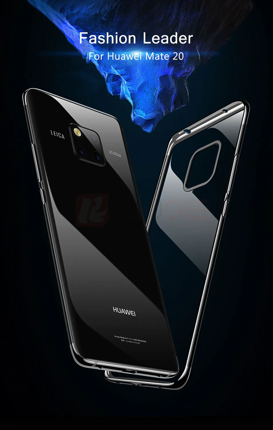Прозрачный чехол из ТПУ для Huawei Mate 20 Lite Pro Ультратонкий Мягкий силиконовый 30 P40 P30