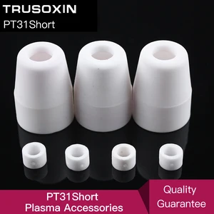 Инвертор PT31 LGK40, плазменный резак постоянного тока, расходные материалы для резки CUT30 40 50, расходные материалы, газовое кольцо и керамическая Защитная чашка