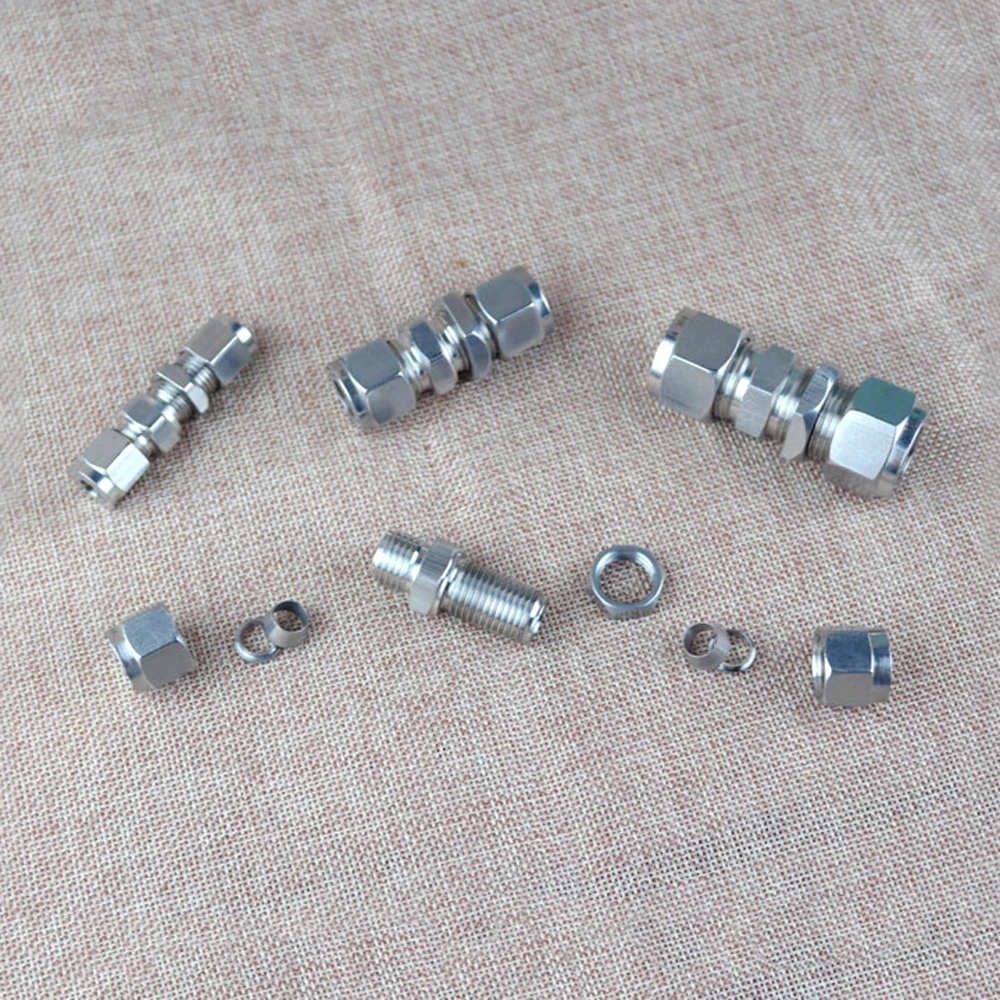 Перегородка 1/8 &quot1/4&quot 3/8 &quot1/2&quot 3/4/6/8/10/12/14/16/18 мм OD двойной наконечник