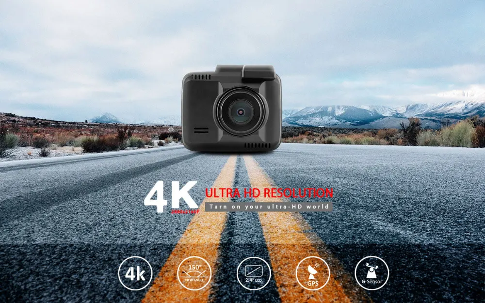 Видеорегистратор Conkim GS63D с 2 камерами GPS Wi-Fi 1080P 720P | Автомобили и мотоциклы