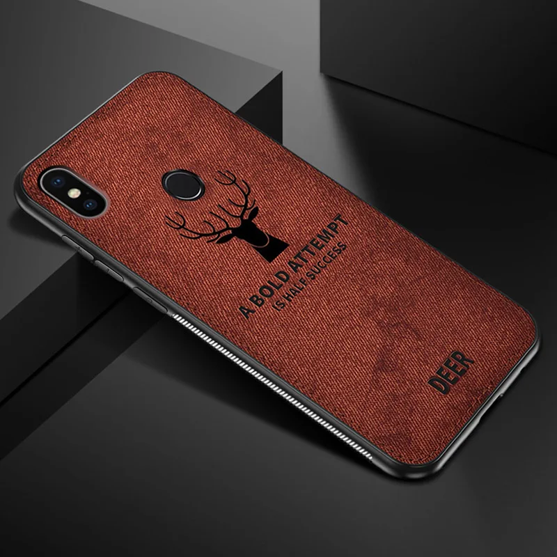 khaki NCSW мягкий полиуретановый край Олень чехол для телефона xiaomi pocophone f1 mi 9 SE a2 lite mi 6X 5X тканевая крышка redmi note 7 5 6 Профессиональная защита - Цвет: khaki