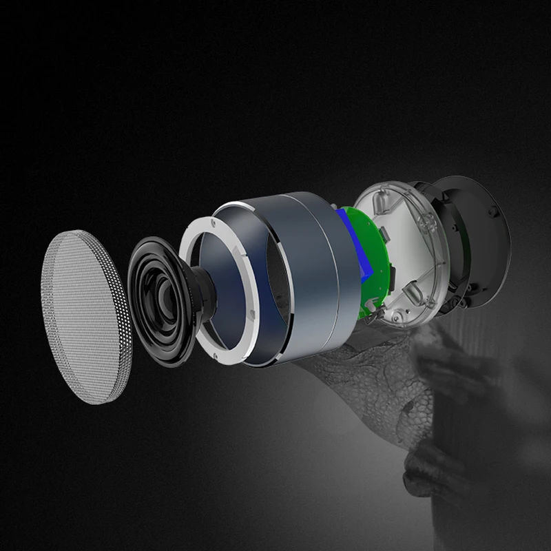 Мини размер беспроводной Bluetooth динамик металлический портативный сабвуфер