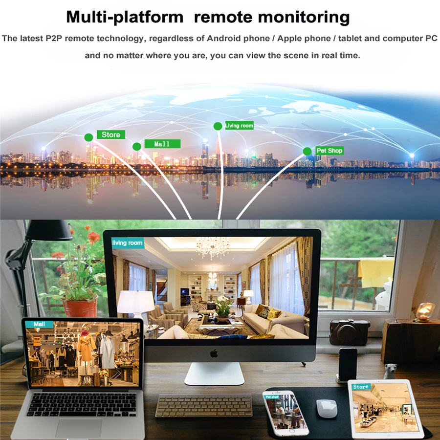 Hamrolte Starlight 1080 P ip-камера sony IMX307 Ультралегкая подсветка 0.0001Lux 3,6 мм объектив Starlight цветной ночного видения H.265X