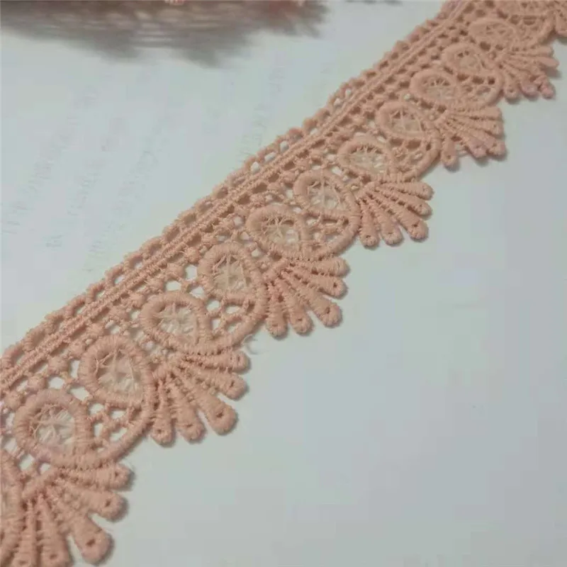 DIY кружевная ткань для шитья черный 4 см ширина вышитая Сетка отделка белые ленты
