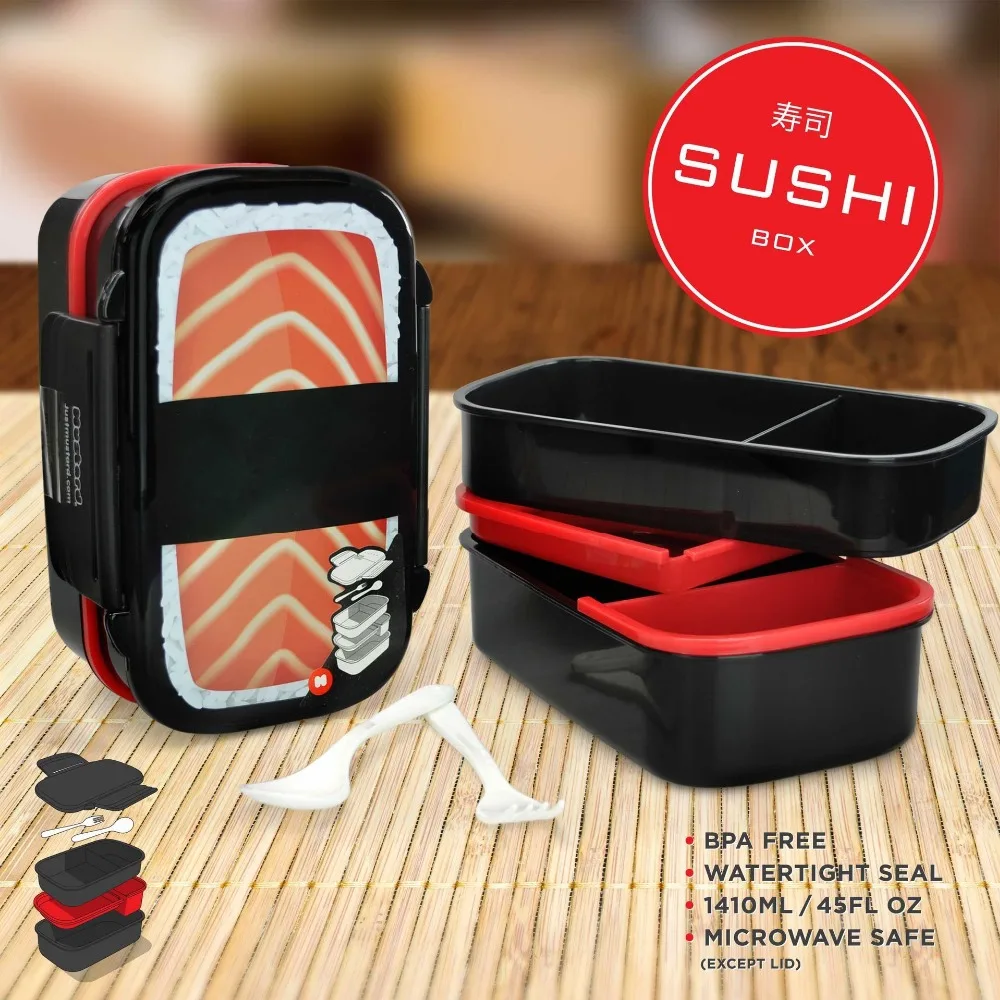 

High quality professional lunch box large double layers bento box