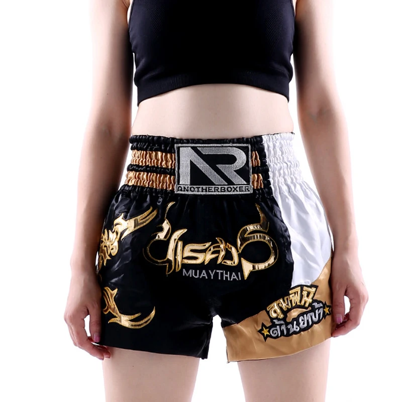 Мужские и женские шорты для бокса Mma Детские тренировочные спортивные трусы Muay Thai