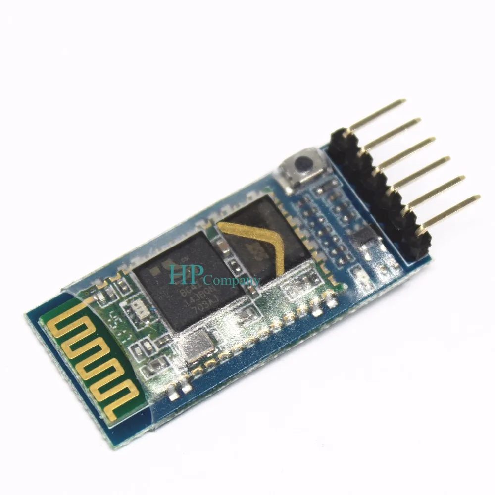 1 шт. HC05 HC 05 master slave 6pin мастер машина встроенным Bluetooth серийный сквозной модуль