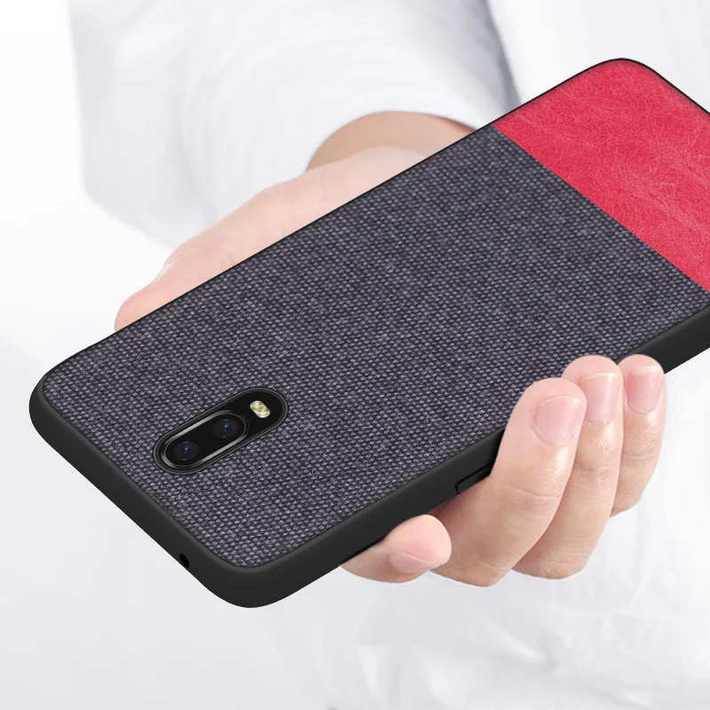 CoolDeal чехол для OPPO R17 мягкий силиконовый край противоударный Ткань задняя крышка