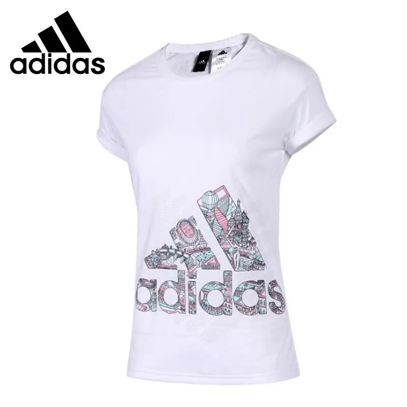Оригинальный Новое поступление 2018 Adidas GFX T Большой BOS Для женщин футболки с
