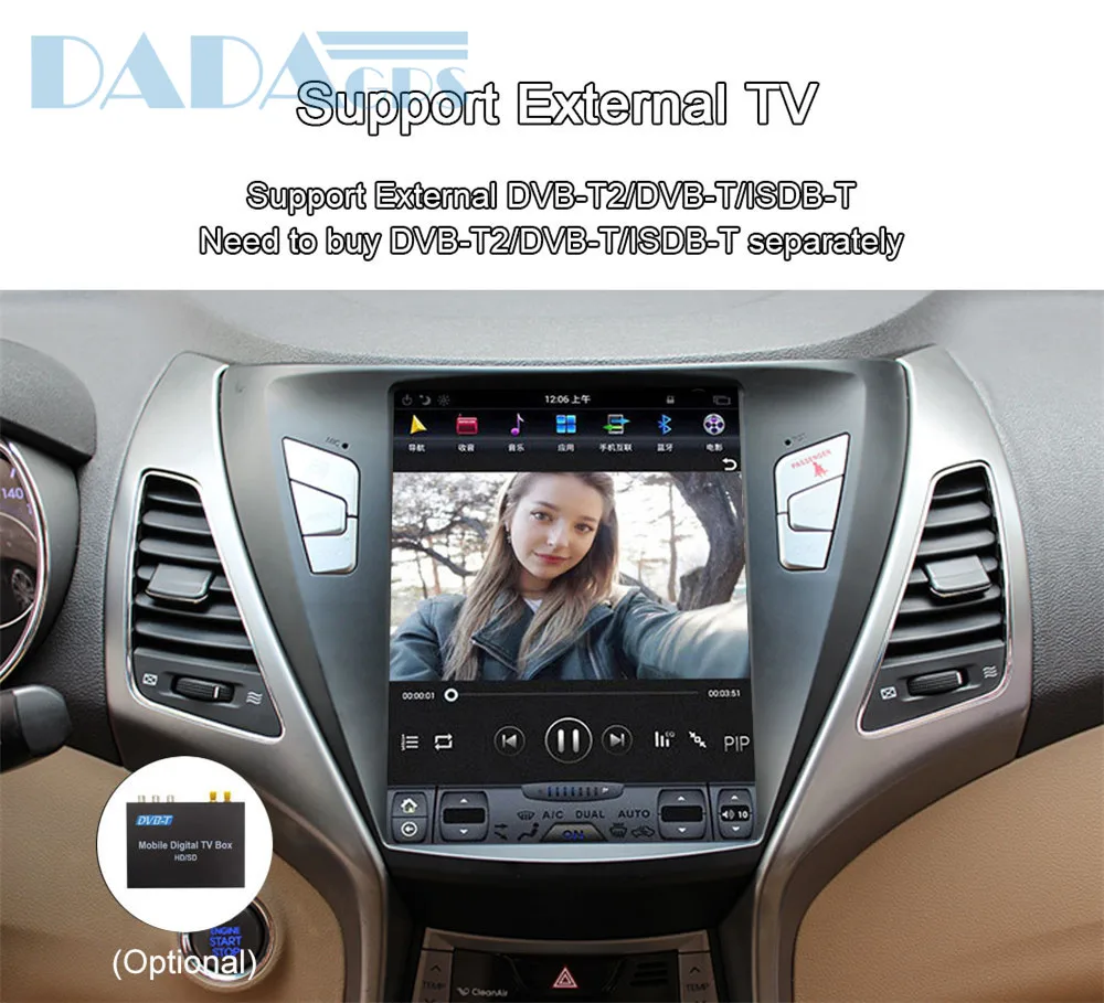 10," Tesla стиль Android 7,1 Автомобильный мультимедийный радио плеер для HYUNDAI ELANTRA/MD 2011- gps Карта Навигация без dvd wifi