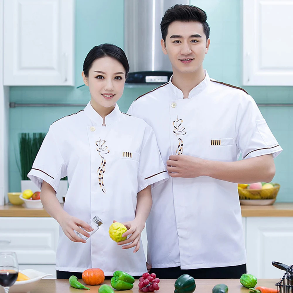 Униформа шеф повара для ресторана кухни дышащая двубортная рубашка куртка +