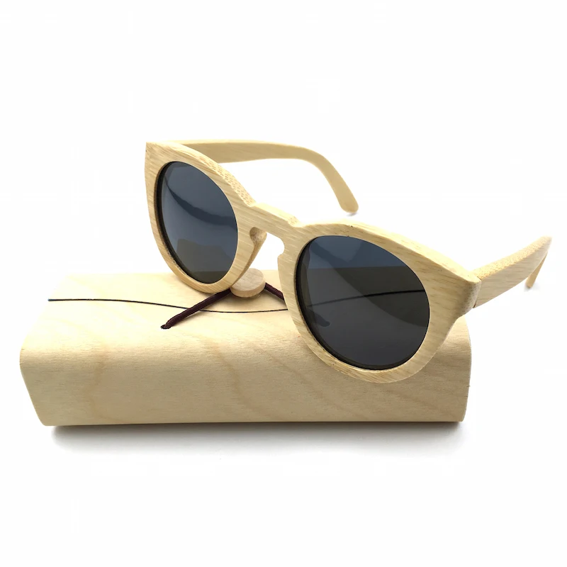 Деревянные солнцезащитные очки для женщин модные Gafas бамбуковые деревянные