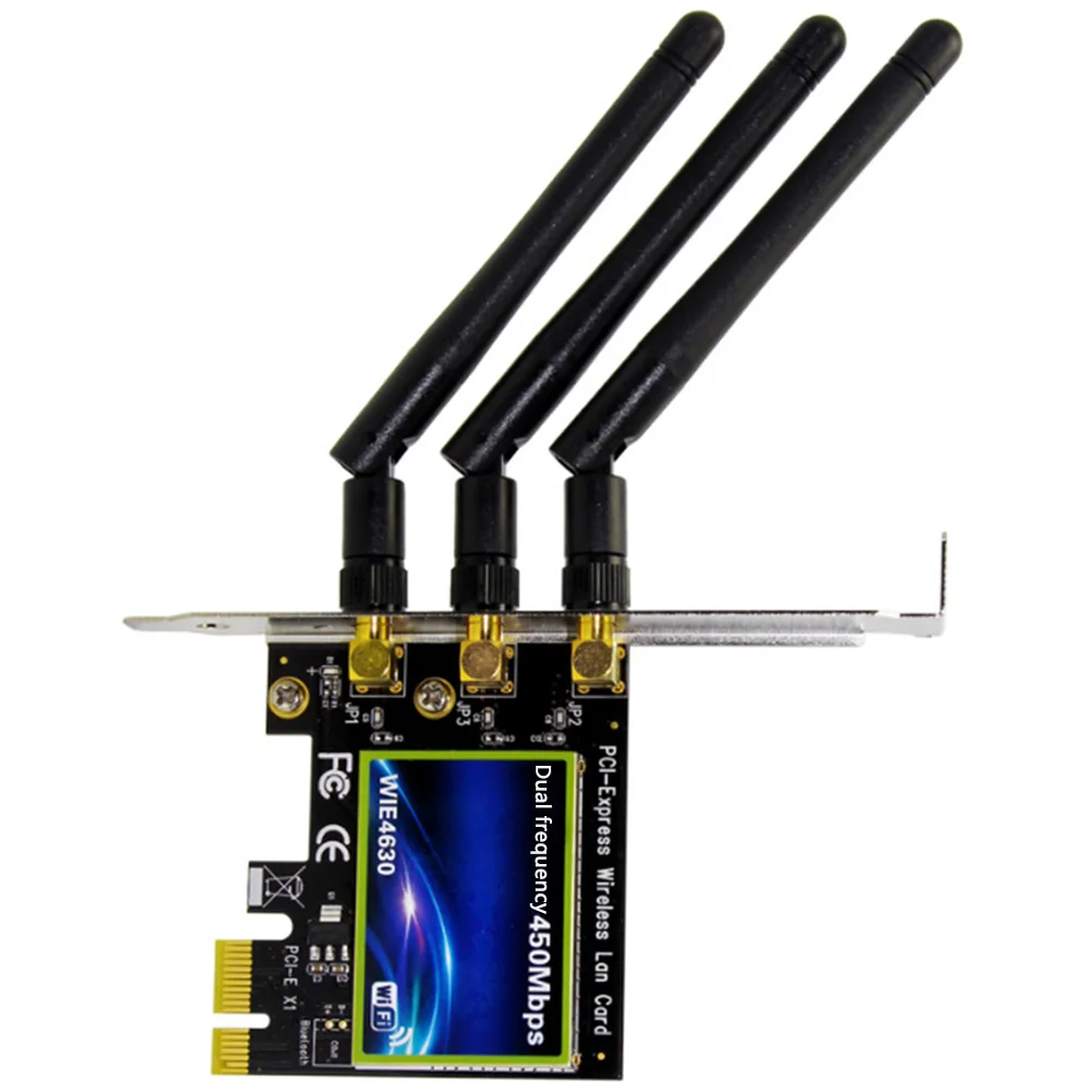 Wifi адаптер офисные аксессуары PCI Express Интернет беспроводной 450 Мбит/с Настольный