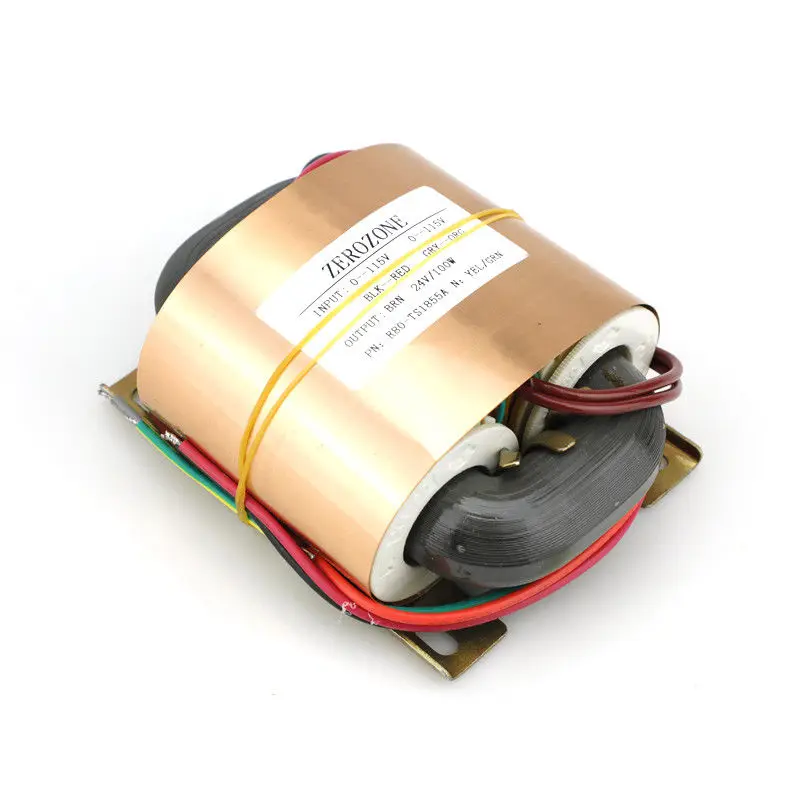 DIYERZONE 100VA R core трансформатор 115В/230В до 26В 28В 30В 32В 36В L13 7 2|Усилители мощности| |