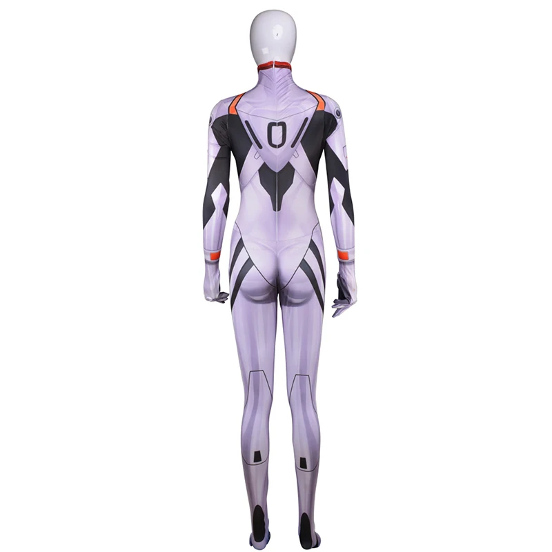 Аниме Ayanami Rei комбинезоны Genesis Evangelion унисекс полный корпус Зентаи