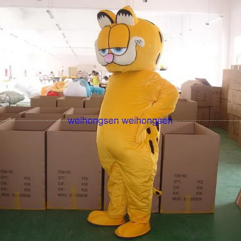 Можно мыть водой высокого качества EVA материал шлем Гарфилд талисман костюмы