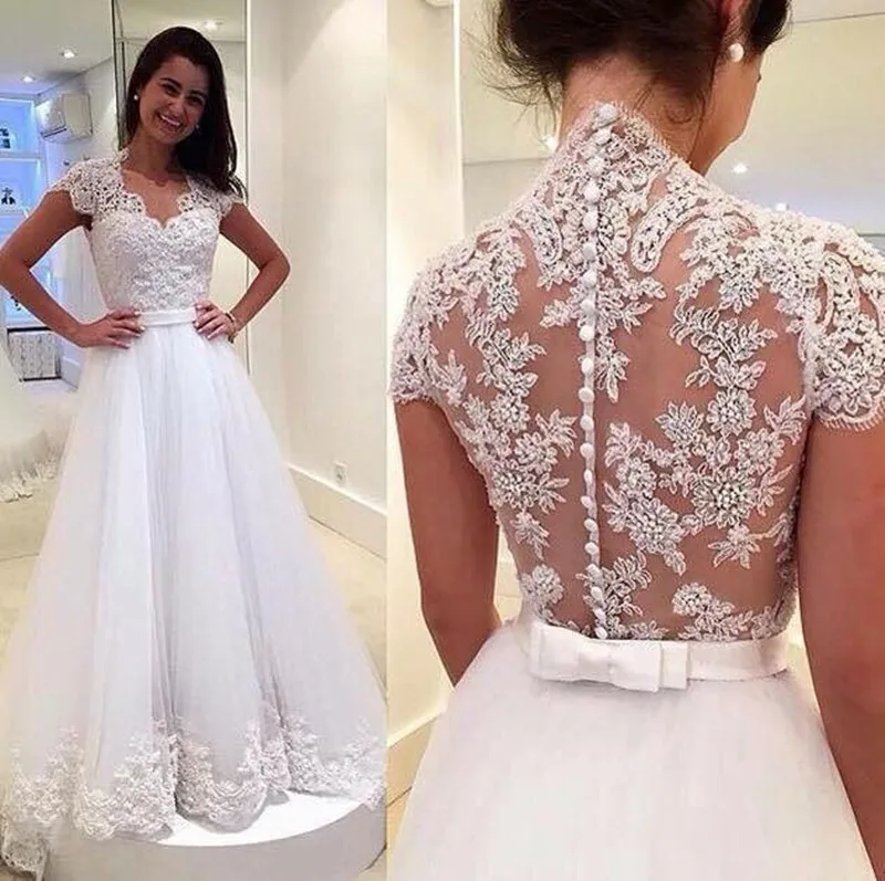 Корейские индонезийские мусульманские свадебные платья с коротким рукавом Boho