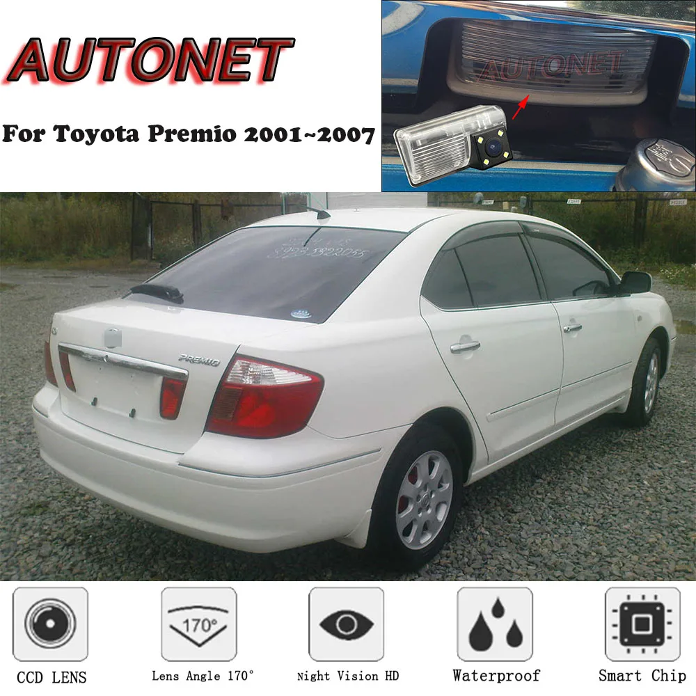 Камера заднего вида AUTONET для Toyota presio 2001 2002 2003 2004 2005 2006 2007 камера ночного видения
