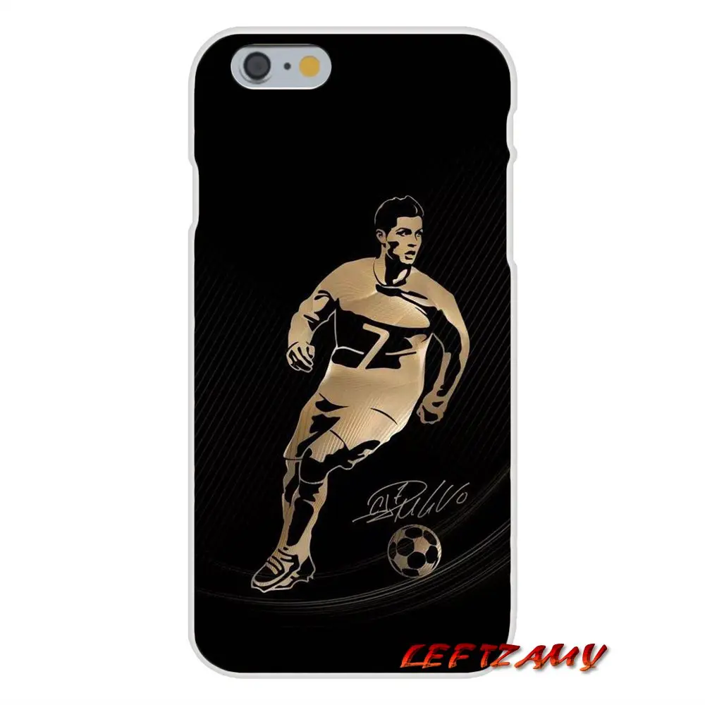 Для iPhone X XR XS MAX 4 4s 5 5S 5C SE 6 S 7 8 Plus cool Cristiano Ronaldo аксессуары чехлы для телефонов |