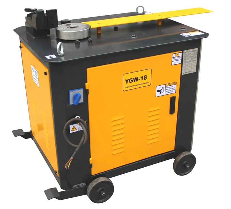 

Hydraulic Steel Bar Stirrup Bender YGW-18E, Rebar Steel Bender Bending Machine
