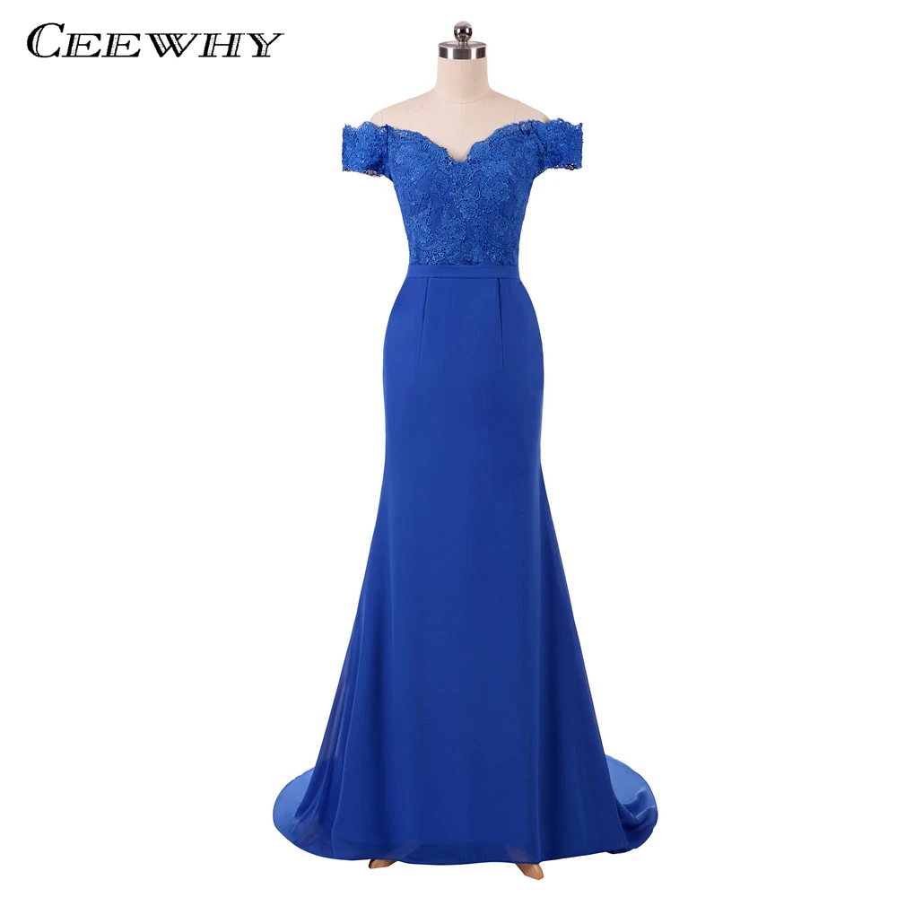 CEEWHY Vestido de Festa шифоновые вечерние платья с вышивкой для выпускного вечера