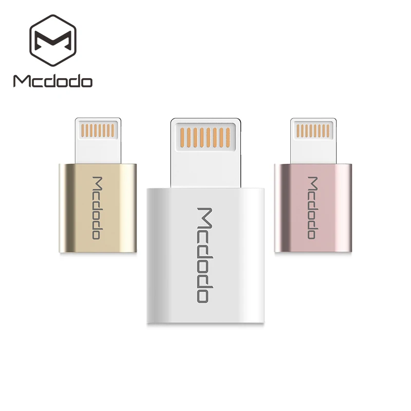 Mcdodo для Lightning конвертер Lightning в Micro USB адаптер для зарядки адаптер передачи данных для iPhone 8 7 6 5 iPad iPod устройства
