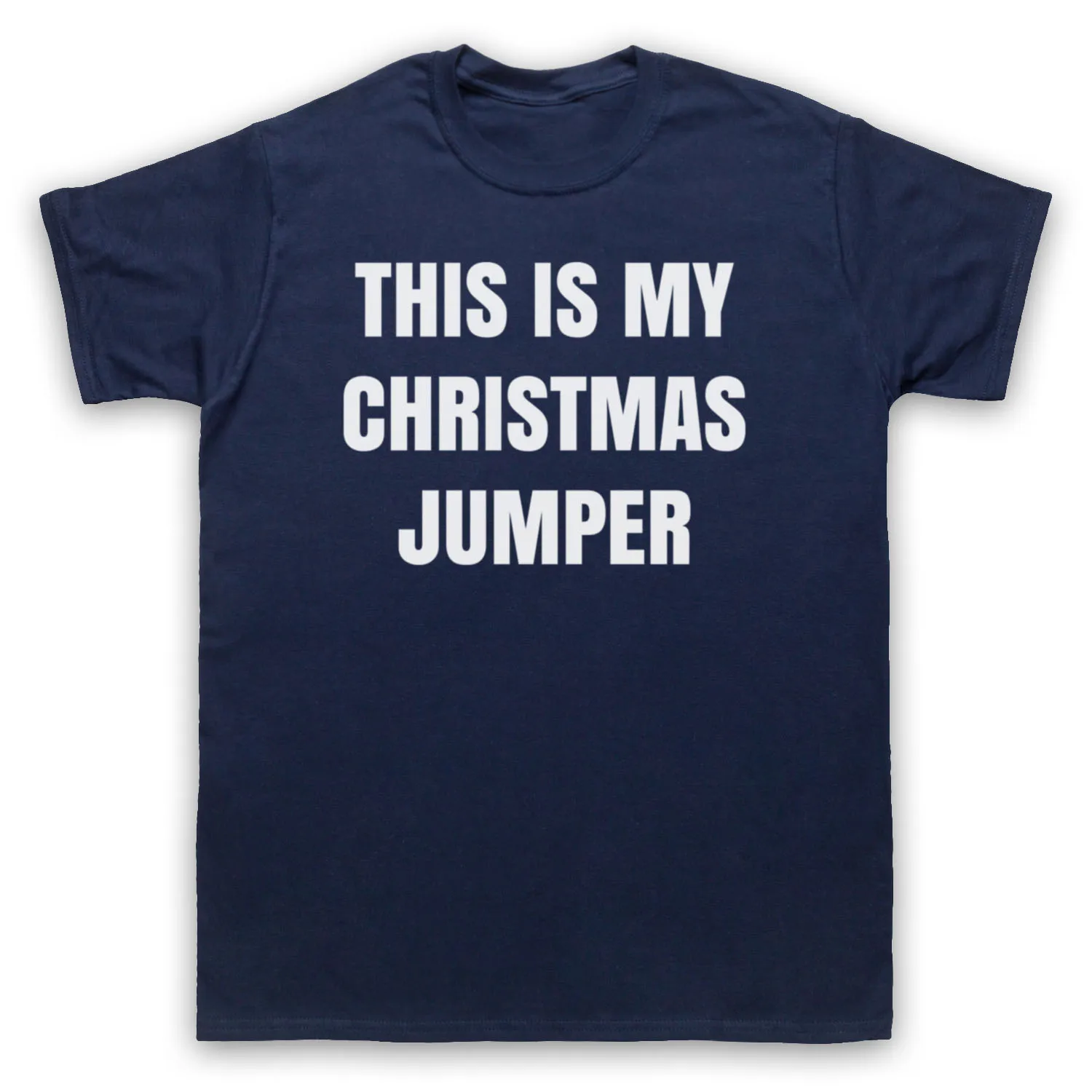 THIS IS MY CHRISTMAS JUMPER FUNNY ANTI XMAS SLOGAN MENS T-SHIRT | Мужская одежда