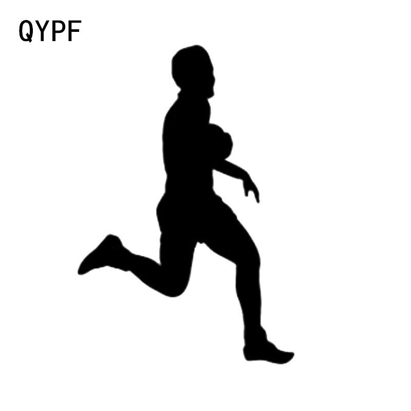 

QYPF 9.9*14.6CM Interesting Running Decor Car Styling Sticker Vinyl Accessories Silhouette C16-0836