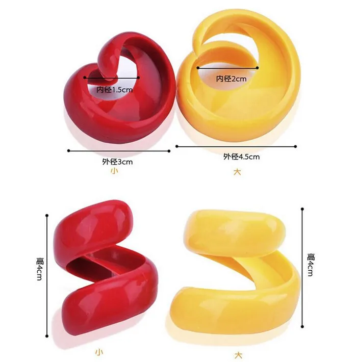 2 шт./лот слайсер для нарезки сосисок набор пищевого пластика ручной причудливый