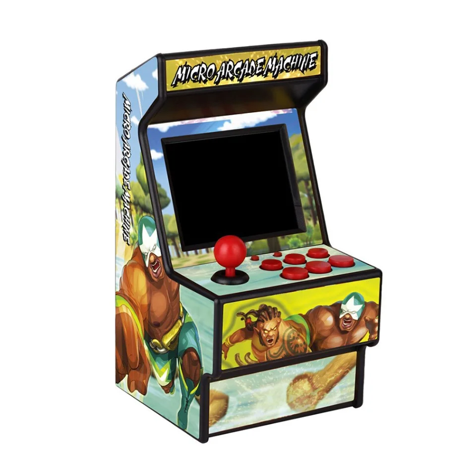 RHAC01 16-бит Портативный Ретро портативная игровая консоль игровая машина Мини Аркадные игры AV Выход 156 футболки с принтами на тему классических игр с 2," Экран - Цвет: Зеленый