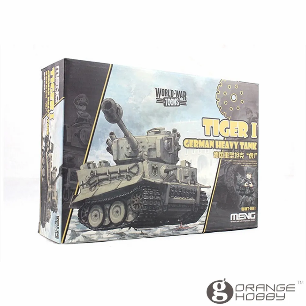 Конструктор OHS Meng WWT001 Q Versin Tiger I немецкая модель тяжелого бака|model building kits|building kitmodel