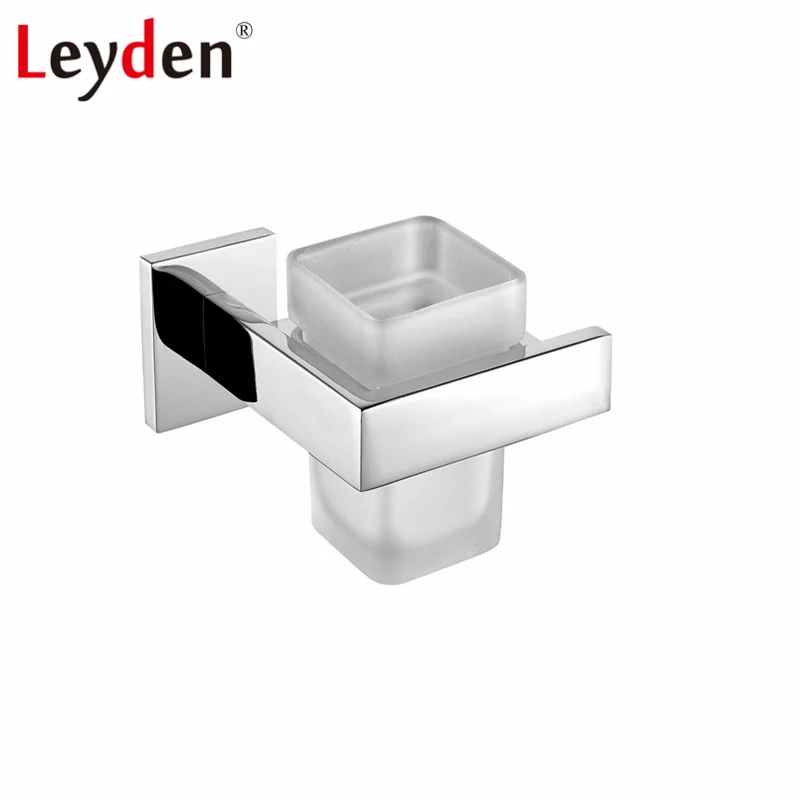 Высококачественный держатель для зубной щетки и чашки Leyden настенное крепление