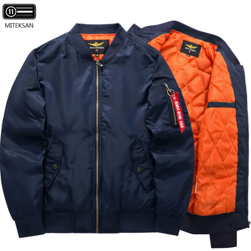 6XL 2020 зимняя одежда мужская куртка Ma1 бомбардировщик Повседневный пилот мужской