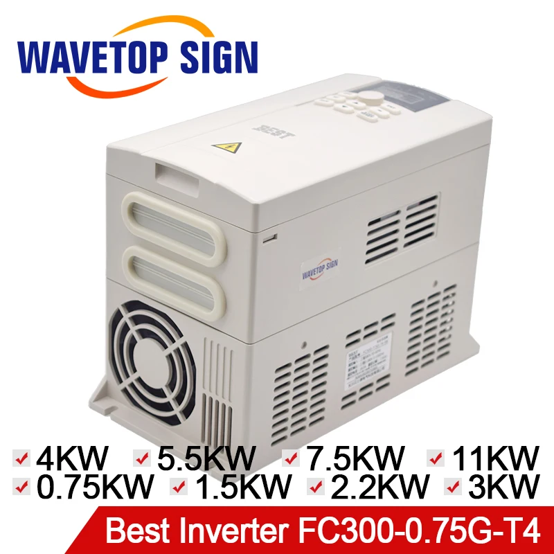 WaveTopSign лучший инвертор 0.75kw 1.5KW 2.2KW 3KW 4KW 5.5KW 7.5KW 11KW Вход 3 фазы AC380V использовать для