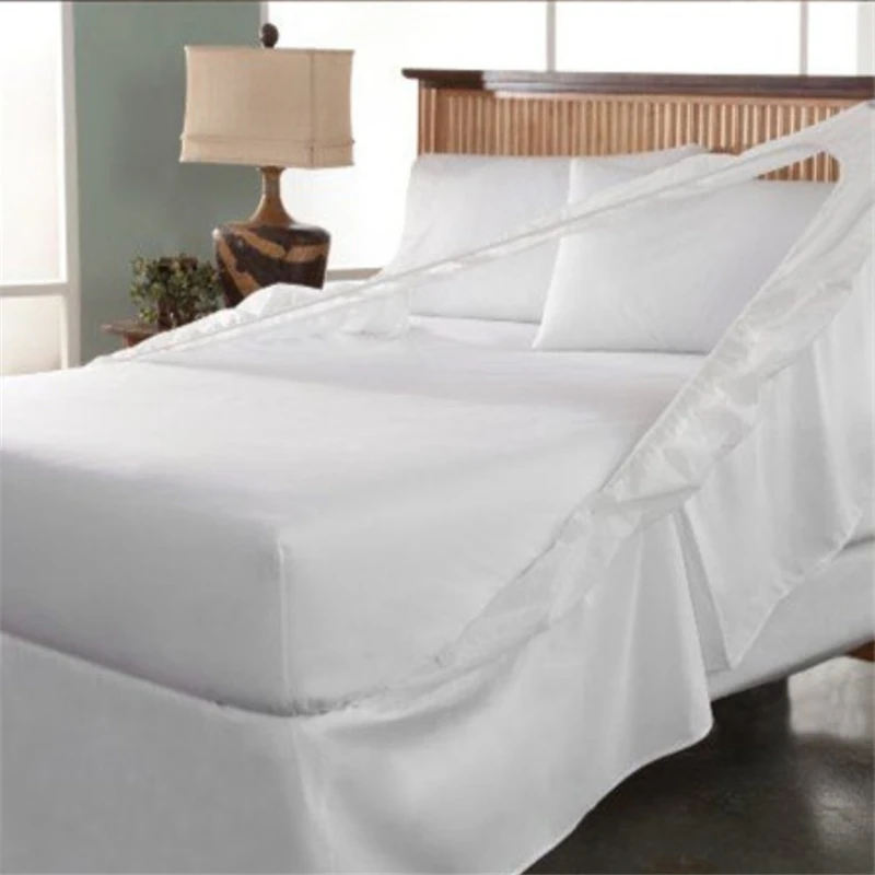 Elastic belt bed skirt solid bedspread mattress furniture protector Twin/Full/Queen without surface | Дом и сад