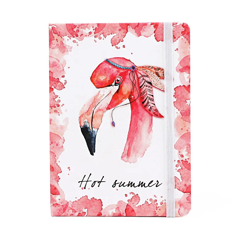 Flamingo 02 Жесткий Чехол для планировщика с рисунком фламинго, блокнот для офиса, школы, канцелярские принадлежности, Милая Линия, внутренняя страница, канцелярские принадлежности - Цвет: Flamingo 02