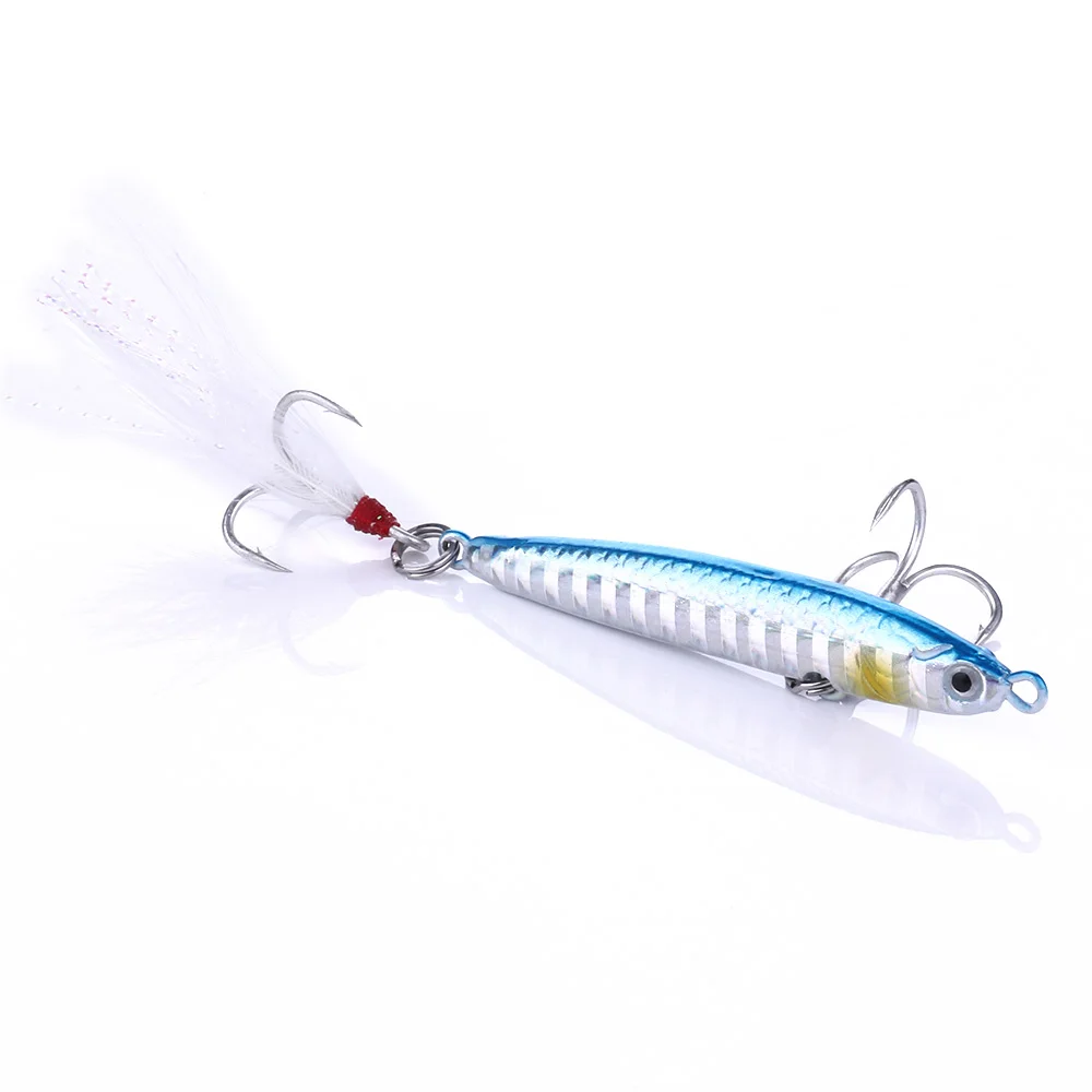 12 шт. металлическое приспособление джиг приманка для рыбалки с медленной Jigbait