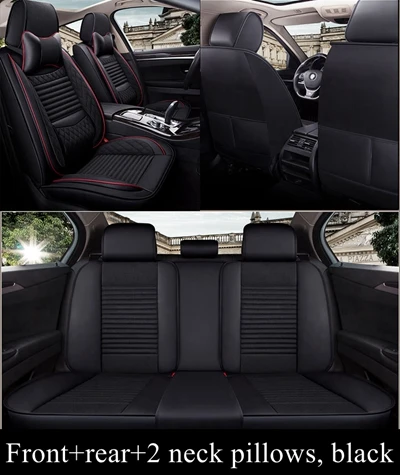 Black luxury Спереди и сзади полный комплект автомобиля сиденья для CITROEN DS4 DS5 DS6 Триумф C2 C3 C4 C5 C6 C4L Пикассо C4 aircross кактус C-CROSSER C-XR - Название цвета: Black luxury