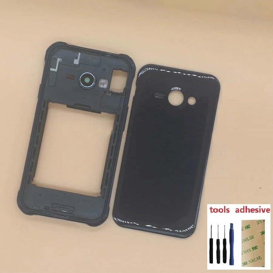 Для Samsung Galaxy J1 Ace SM J110 J110F J110H Корпус Передняя рамка корпуса Объектив камеры стекло +
