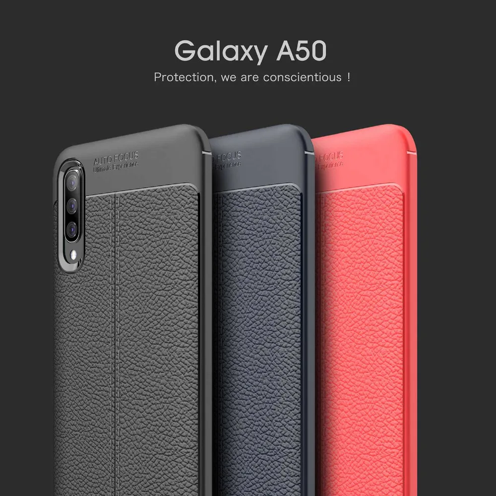 Прочный армированный чехол s для samsung Galaxy A50 Прочная гибкая крышка ТПУ coques phone fone casa