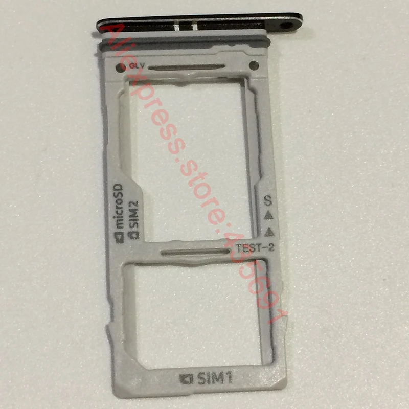 100 шт./лот оригинальный Две сим-карты лоток Слот с Micro SD Card Holder разъем для samsung Galaxy S9