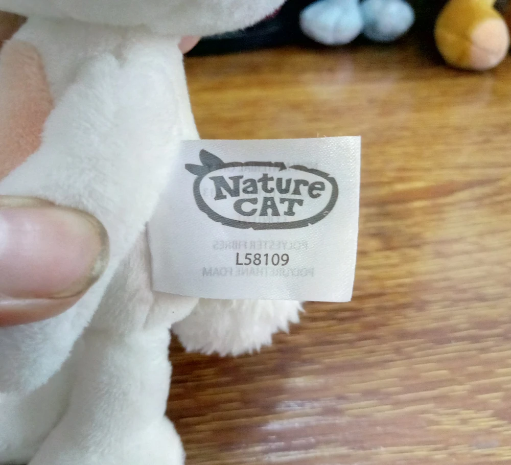 

Nature Cat HAL DAISY SQUEEKS stuffed plush toy 20cm gift new
