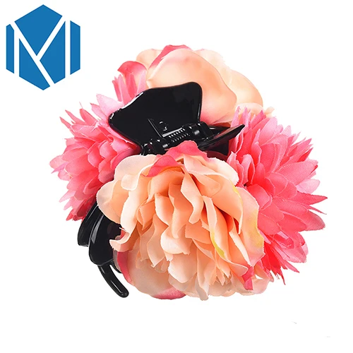Pink М мизм горячая Распродажа Модные женские шпильки для волос шарик цветок заколки для волос коготь украшения для девочек заколки для волос Свадебные аксессуары для волос - Цвет: Pink
