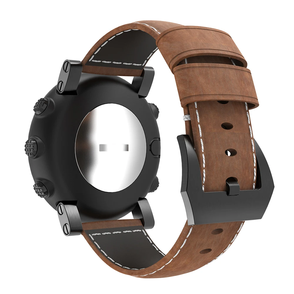 Ремешок из натуральной кожи для часов Suunto Core сменный ремешок Смарт часы браслет
